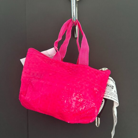 NWT IKEA Harajuku Map Tote with matching Knolig Mini Tote Keychain! - Picture 5 of 7
